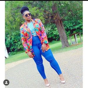 Vintage Floral Blazer